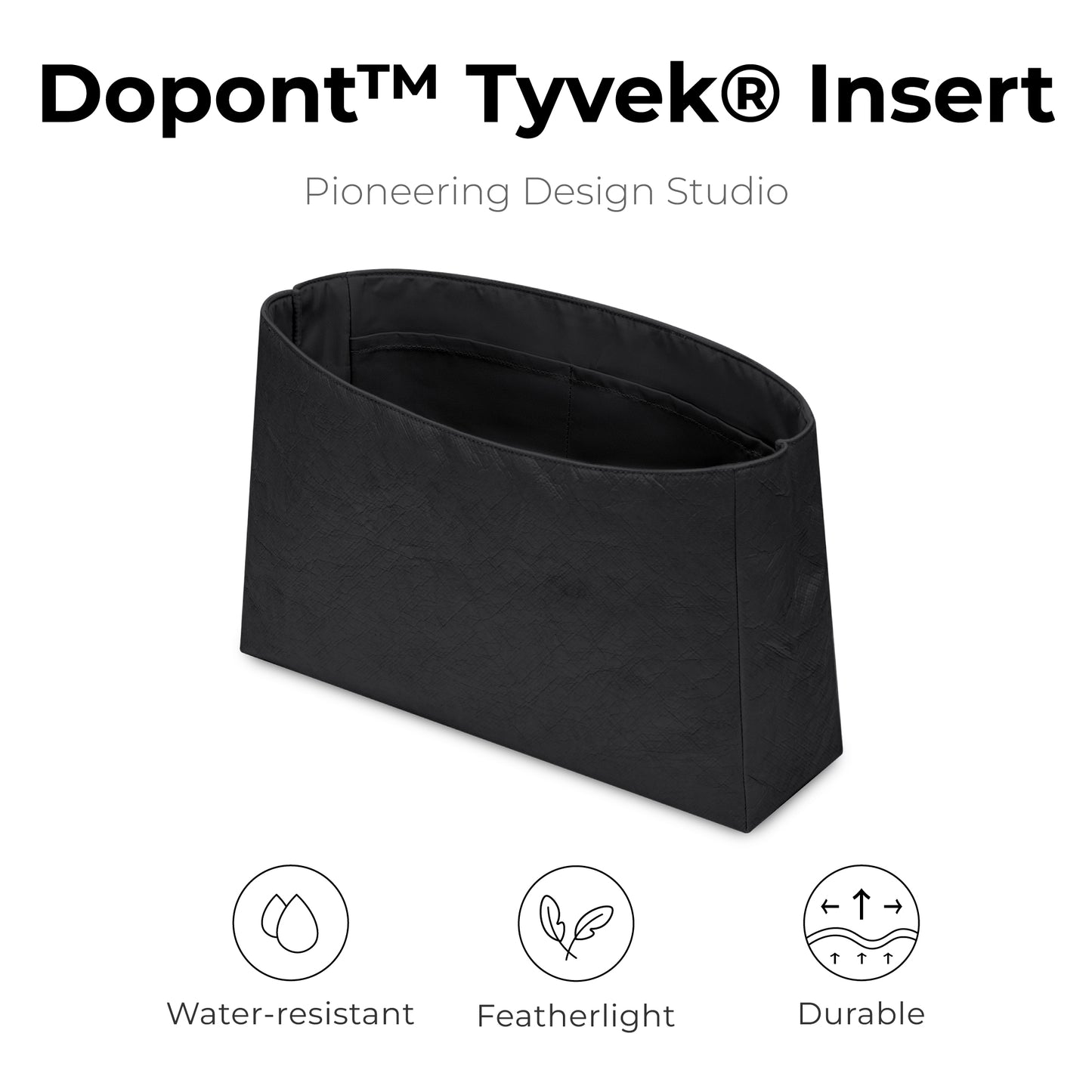 Handbag Organizer Insert for BV Andiamo Handbag S( Matte Black)