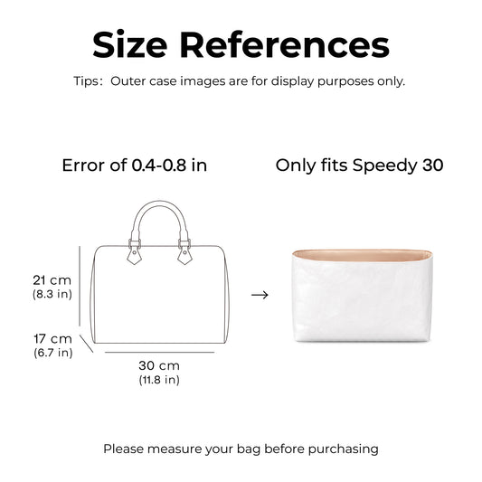 Handbag Organizer Insert for LV Speedy30( Vanile)