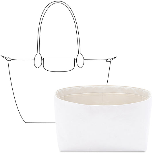 Handbag Organizer Insert for Le Pliage Original M Tote Bag( Craie)
