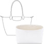 Handbag Organizer Insert for Le Pliage Original M Tote Bag( Craie)