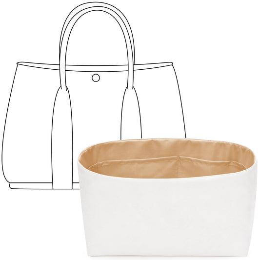 Handbag Organizer Insert for HERMES Garden Party 30( Vanile)