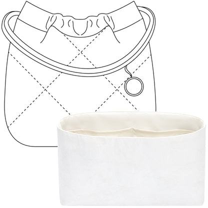 Handbag Organizer Insert for CHANEL 22Bag M( Craie)