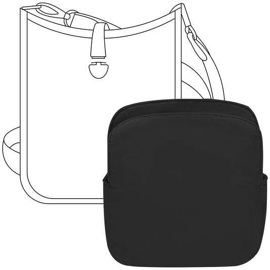 Handbag Organizer Insert for HERMES Evelyne16( Matte Black)