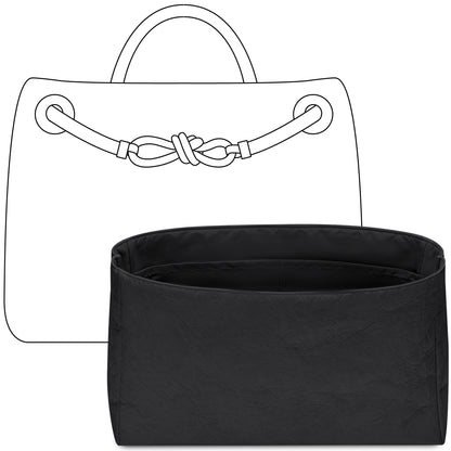 Handbag Organizer Insert for BV Andiamo Handbag S( Matte Black)