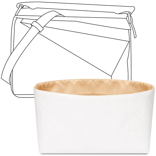 Handbag Organizer Insert for LOEWE Puzzle M( Vanile)