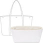 FANJI Project Tote Bag Organizer Insert for Ralph Lauren Large Emerie tote,Custom Fit Inside Premium Craie Lightweight Water Resistant Purse Insert with Zipper