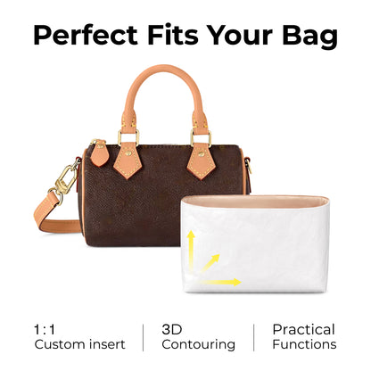 Handbag Organizer Insert for LV Speedy Nano( Vanile)