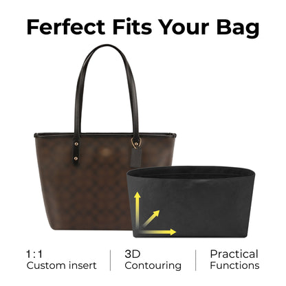Handbag Organizer Insert for COACH City30( Matte Black)
