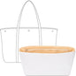 FANJI Project Tote Bag Organizer Insert for Ralph Lauren Large Emerie Tote,Custom Fit Inside Premium Vanile Lightweight Water Resistant Purse Insert with Zipper