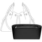 FANJI Project Purse Organizer Insert for Chanel Hobo 25 C Mini Bag, Custom Fit Inside Premium Lightweight Water Resistant Handbag Insert with Zipper(Matte Black)